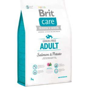 Brit care dog grain free adulto salmon 3 kg