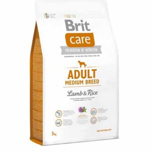 Brit care dog hypoallergenic adulto medium breed lamb 3 kg
