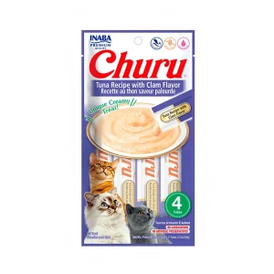 Churu cat tuna clam 4 tubes