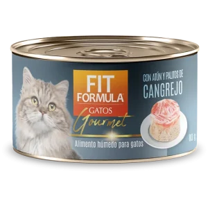 Fit lata gourmet gatos cangrejo 80 gr