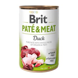 Lata brit pate meat duck 400 gr